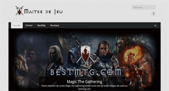 Desktop Screenshot of maitredejeu.com