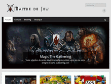 Tablet Screenshot of maitredejeu.com